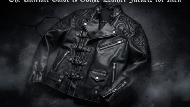 Gothic Leather Jackets for Men