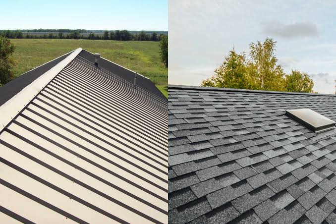 Asphalt Shingles vs. Metal Roofing